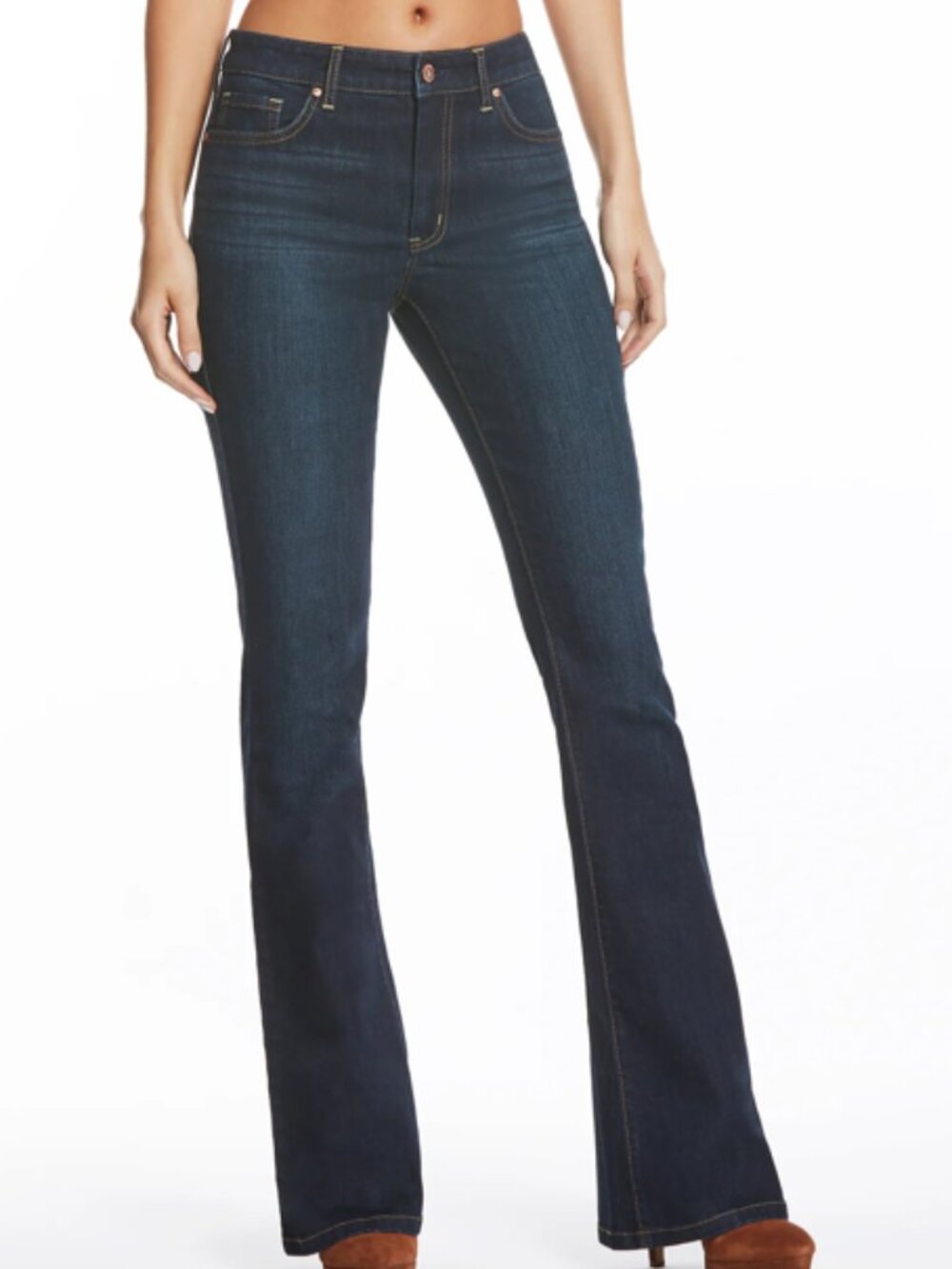 NWT Jessica Simpson Bootcut Jeans 8/29 Dark Wash Stretch Denim Flattering Fit